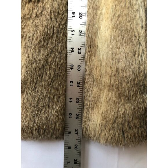 90's Vintage ZARA Faux Fur Gillet Vest M - Picture 5 of 6